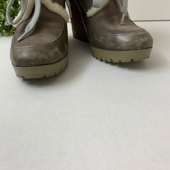 Cole Haan Henson Waterproof Wedge Bootie Gray - Picture 4 of 14